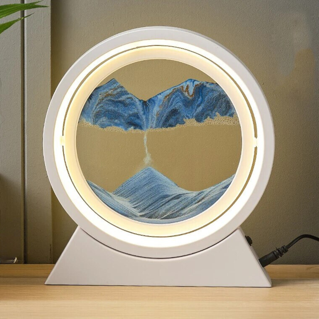 The Dawn - Rotating LED Sand Art Lamp