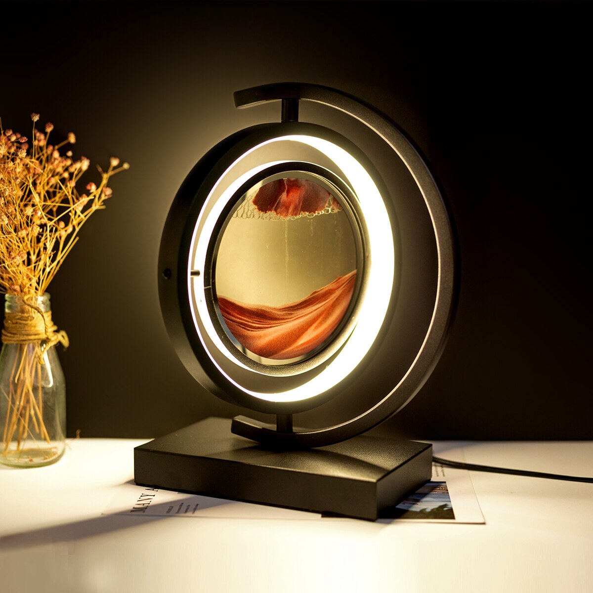 The Dream - Rotating LED Sand Art Lamp