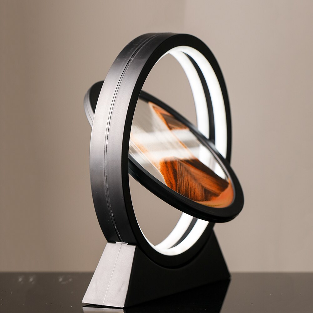 The Dawn - Rotating LED Sand Art Lamp