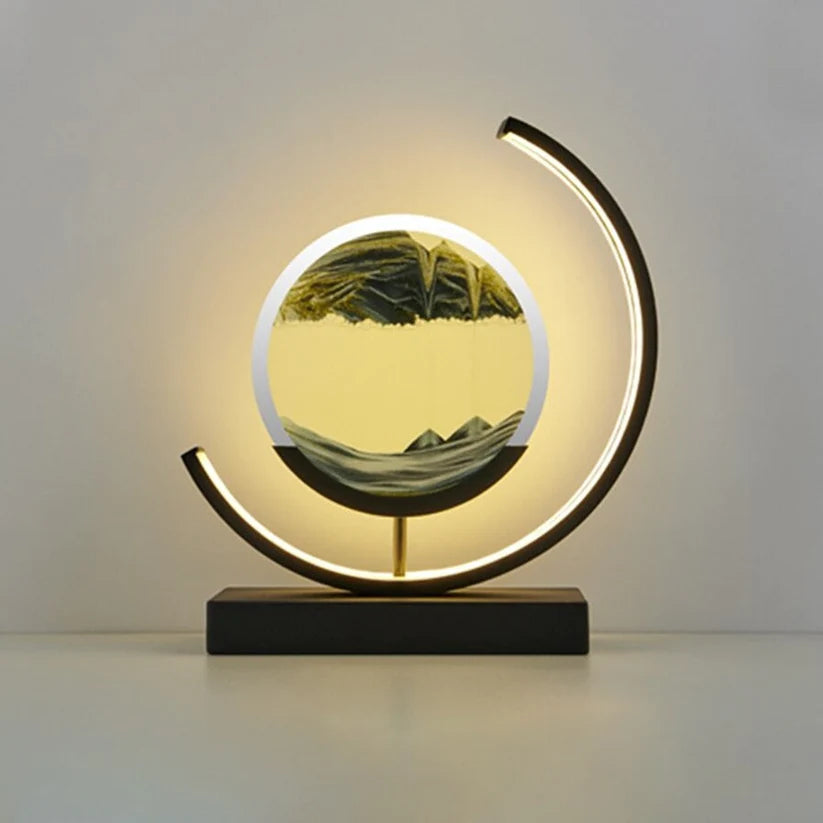 The Eclipse - LED Sand Art Lamp