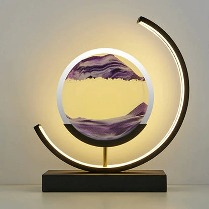 The Eclipse - LED Sand Art Lamp